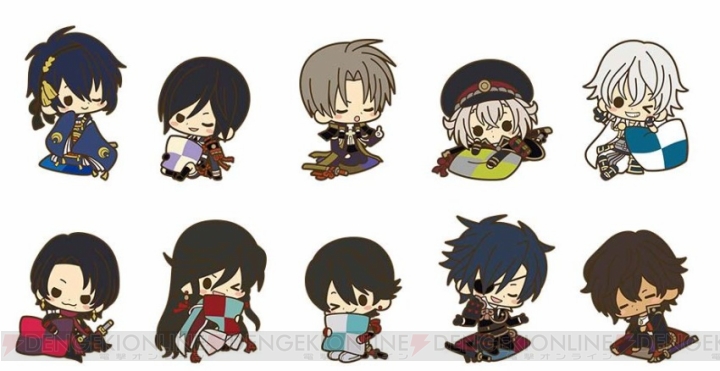 刀剣乱舞 三日月宗近たち刀剣男士のリラックスした姿がかわいいラバストが6月に発売 電撃オンライン