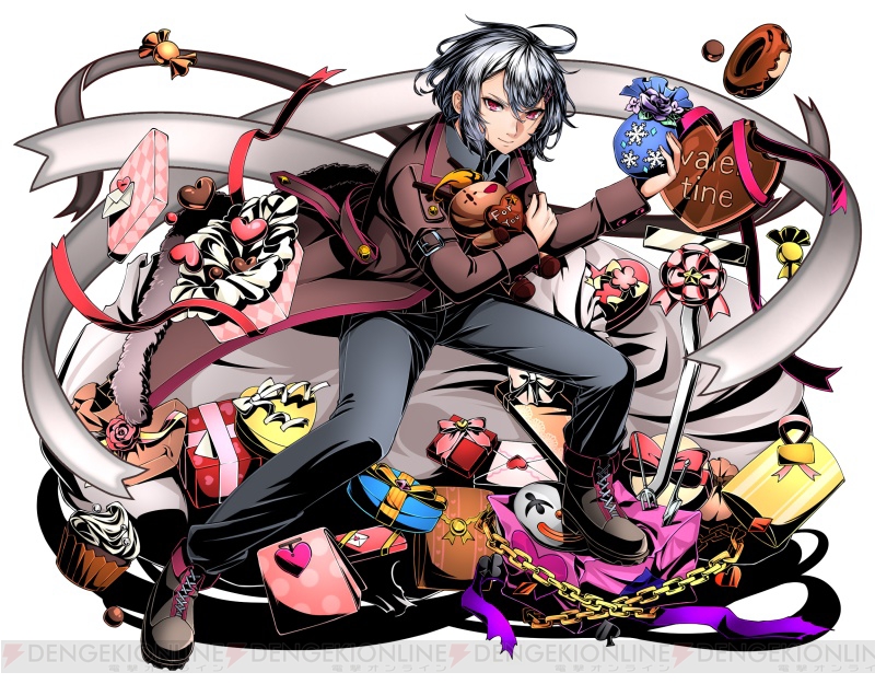 ディバゲ イージス サンタクローズのバレンタインイラスト公開 イージスがチョコまみれに 電撃オンライン