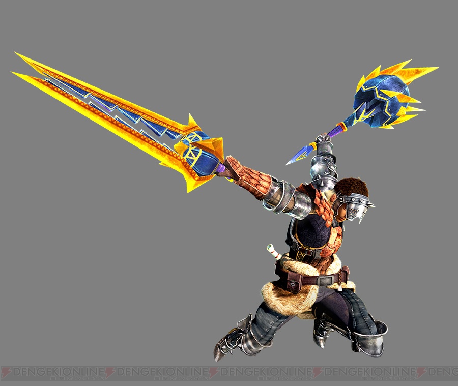 MHXX』と電撃のコラボ武器は双剣のジンライワークス。デザインを