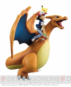 『ポケットモンスター』サトシ＆ピカチュウを乗せたリザードンのフィギュアが登場