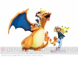 『ポケットモンスター』サトシ＆ピカチュウを乗せたリザードンのフィギュアが登場