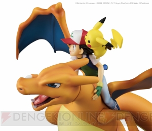 『ポケットモンスター』サトシ＆ピカチュウを乗せたリザードンのフィギュアが登場