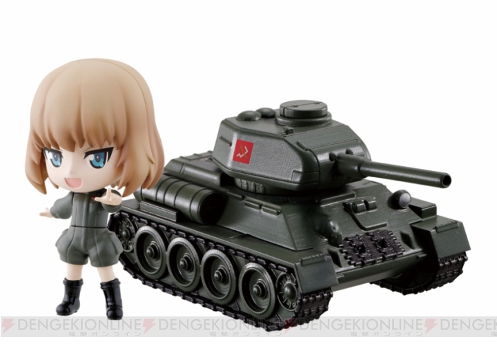 『ガルパン』各校の隊長たちの“ちびきゅんキャラ”と愛用戦車がセットに。 『一番くじプレミアム』が3月発売