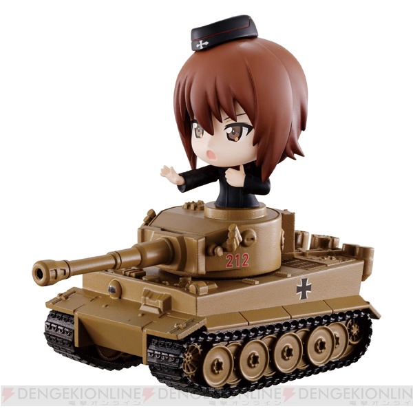 『ガルパン』各校の隊長たちの“ちびきゅんキャラ”と愛用戦車がセットに。 『一番くじプレミアム』が3月発売