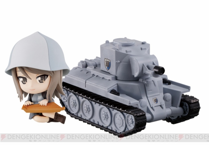 『ガルパン』各校の隊長たちの“ちびきゅんキャラ”と愛用戦車がセットに。 『一番くじプレミアム』が3月発売