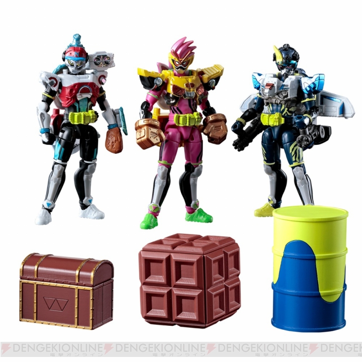 エグゼイドがパックマンの力を宿す。『ファミスタ』『ゼビウス』形態の仮面ライダーが食玩フィギュアに