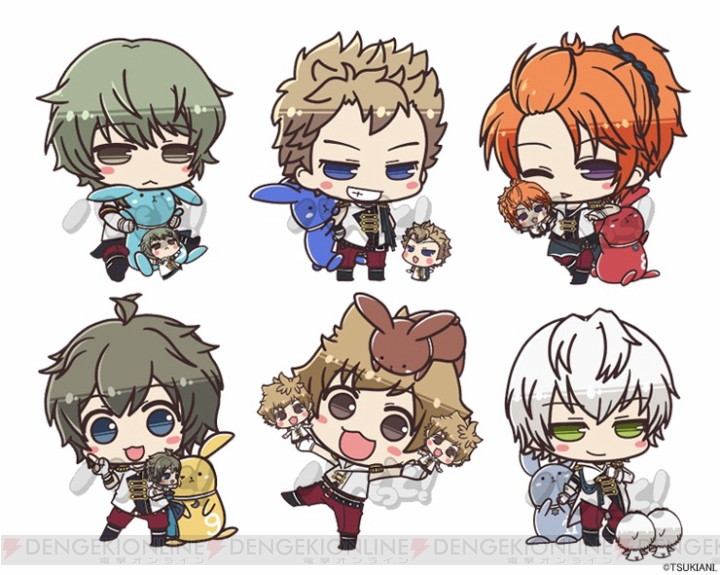 ツキアニ キャラがパペット風イラストに ラバストやアクキー バッジが5月中旬発売 ガルスタオンライン