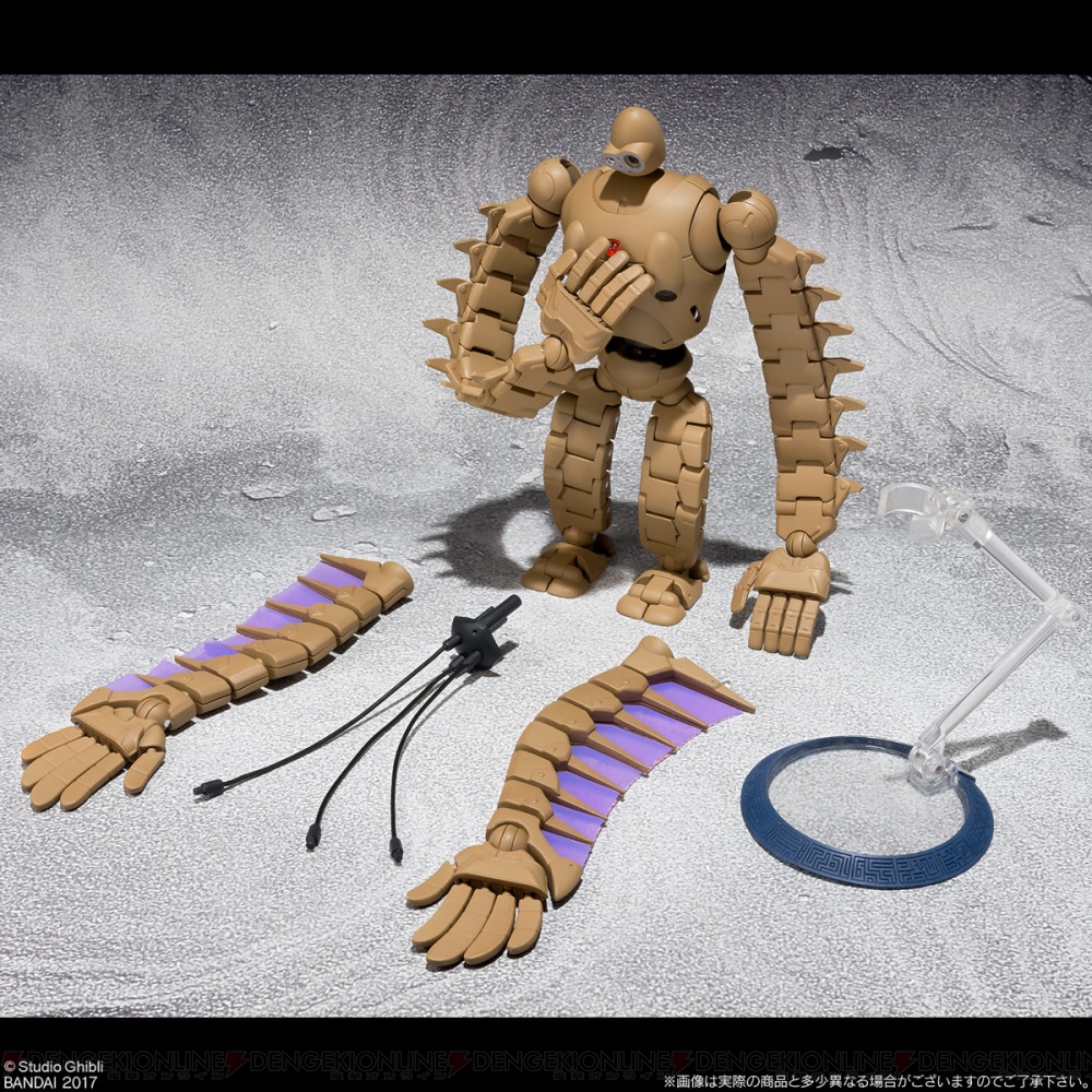 天空の城ラピュタ』フル可動“ロボット兵”が登場。四つん這いポーズや