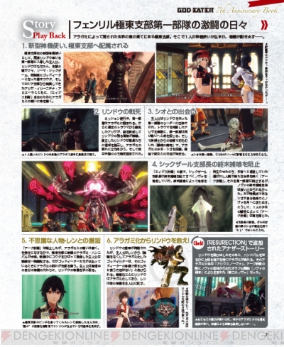 電撃ps ゴッドイーター 7周年記念冊子 コードを収録 開発者コメントやイラストギャラリーも 電撃playstation