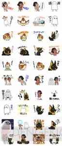 全キャラCV森川智之さんのショートアニメ『神々の記』LINEスタンプ配信開始