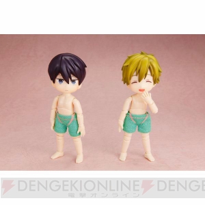 『Free!ES』より遙と真琴の着せかえできるデフォルメアクションフィギュアが9月発売決定