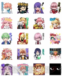 『FGO』LINEスタンプ第2弾が登場。ネコタワワさん描き下ろしのデフォルメイラスト