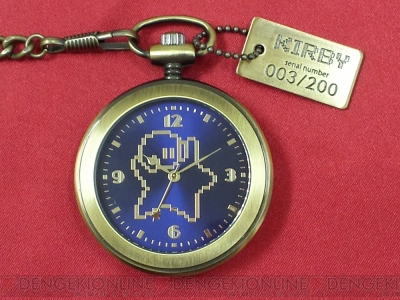 星のカービィ』25周年を記念した懐中時計が登場。ワープスターに乗った 