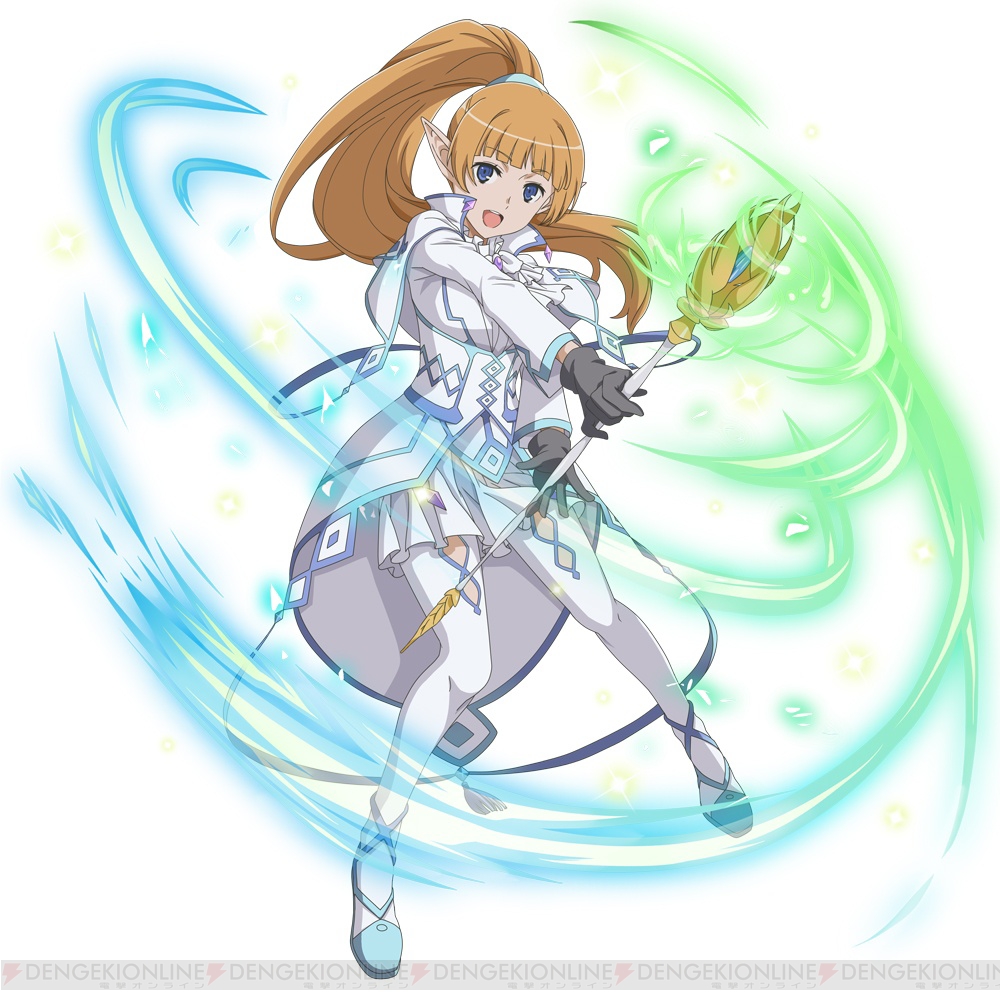 ダンまち メモリア・フレーゼ 複製原画 メインキービジュアル ダンまち メモリア・フレーゼ』にレフィーヤが登場。本作初の
