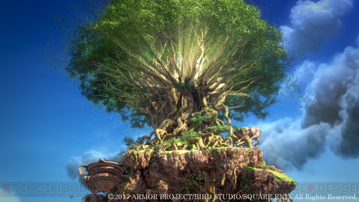 『ドラゴンクエストXI』で主人公は勇者にまつわる伝説の謎を解き明かすために“命の大樹”を目指す