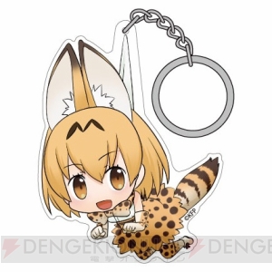 『けものフレンズ』かばんやサーバルのつままれキーホルダーが登場。コミケ92で先行販売予定