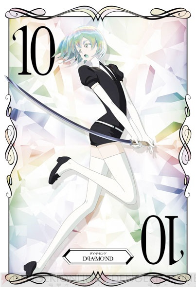 宝石の国　アニメイト　カード TVアニメ『宝石の国』ダイアモンド＆ボルツのビジュアル公開