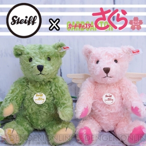 『CCさくら』×シュタイフのコラボテディベアが数量限定販売