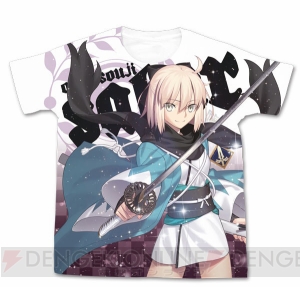 『FGO』セイバー/沖田総司がデザインされたフルグラフィックTシャツ登場