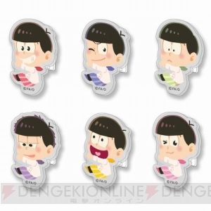 カプコンカフェ×『おそ松さん』カフェ限定グッズ公開。缶バッジやふわふわコースターが登場