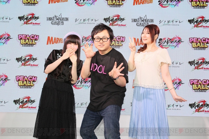 『閃乱カグラ』新作はピンボールと『7EVEN』に『シノビマスター』。発表会には叶美香さんと出演声優が登壇