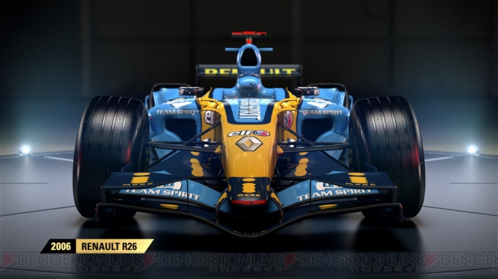 『F1 2017』2006年シーズンでもっとも勝利したマシンのRenault R26を紹介