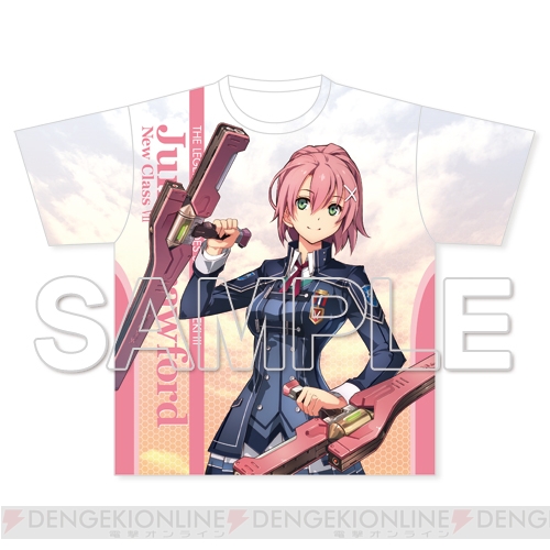 人気キャラ4種の『閃の軌跡III』フルグラフィックTシャツ。予約しめ切りは8月22日まで