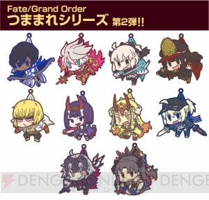 『FGO』つままれた沖田や信長のかわいいキーホルダー＆ストラップが11月下旬発売