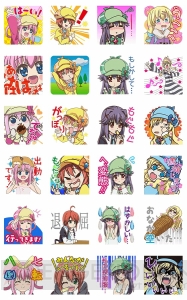 『ミルキィホームズ』のLINEスタンプが発売。録り下ろしボイスを使用した24種が収録