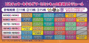 全国のポケモンセンター、ポケモンストアでハロウィン衣装のピカチュウたちに会えるキャンペーンが実施