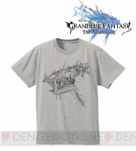 アニメ『グラブル』グランサイファーをデザインしたTシャツとマルシェバッグが登場