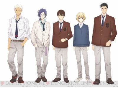 アニメ サンリオ男子 キービジュアル 設定画公開 西宮諒のキャラcdジャケットも初公開 ガルスタオンライン