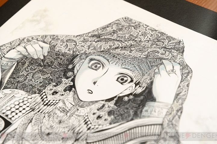 『乙嫁語り』外務省で開催された原画展では原作者・森薫さんがイラストボードにサインを入れる一幕も