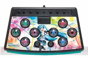 『初音ミク FT DX 専用ミニコン』はアーケード筐体と同じ配置に！ プリセット機能でボタン配置を切り替え可能