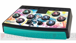 『初音ミク FT DX 専用ミニコン』はアーケード筐体と同じ配置に！ プリセット機能でボタン配置を切り替え可能