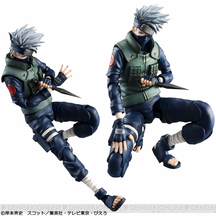 『NARUTO』カカシのアクションフィギュアが予約受付開始。理想のポージングができる