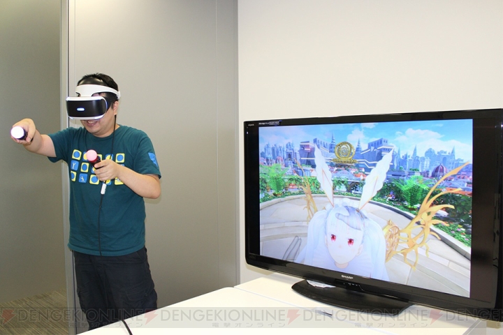 『乖離性ミリオンアーサー』PS VR版をプレイレビュー。ウアサハをなでて触ってホメてもらおう！
