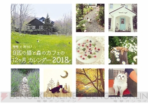 『もも と みらい 9匹の猫と森のカフェの12ヶ月 カレンダー2018』