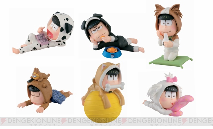 『おそ松さん』フィギュアやぬいぐるみ、ラバーキーホルダーなどプライズが10月より続々登場！