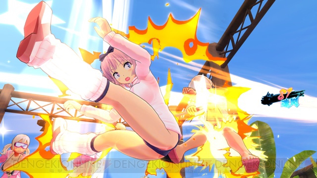 『閃乱カグラ Burst Re：Newal』空中で連続攻撃を繰り出せる“飛翔乱舞”などのアクションを紹介