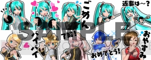 『初音ミク FT』ピアプロキャラクターズのLINEスタンプが40種登場