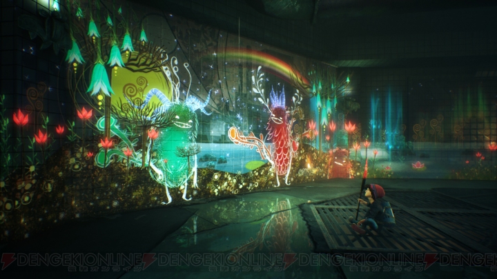 PS4新作アクションADV『Concrete Genie』が2018年に登場。壁に描いた生き物たちが動き出す!?