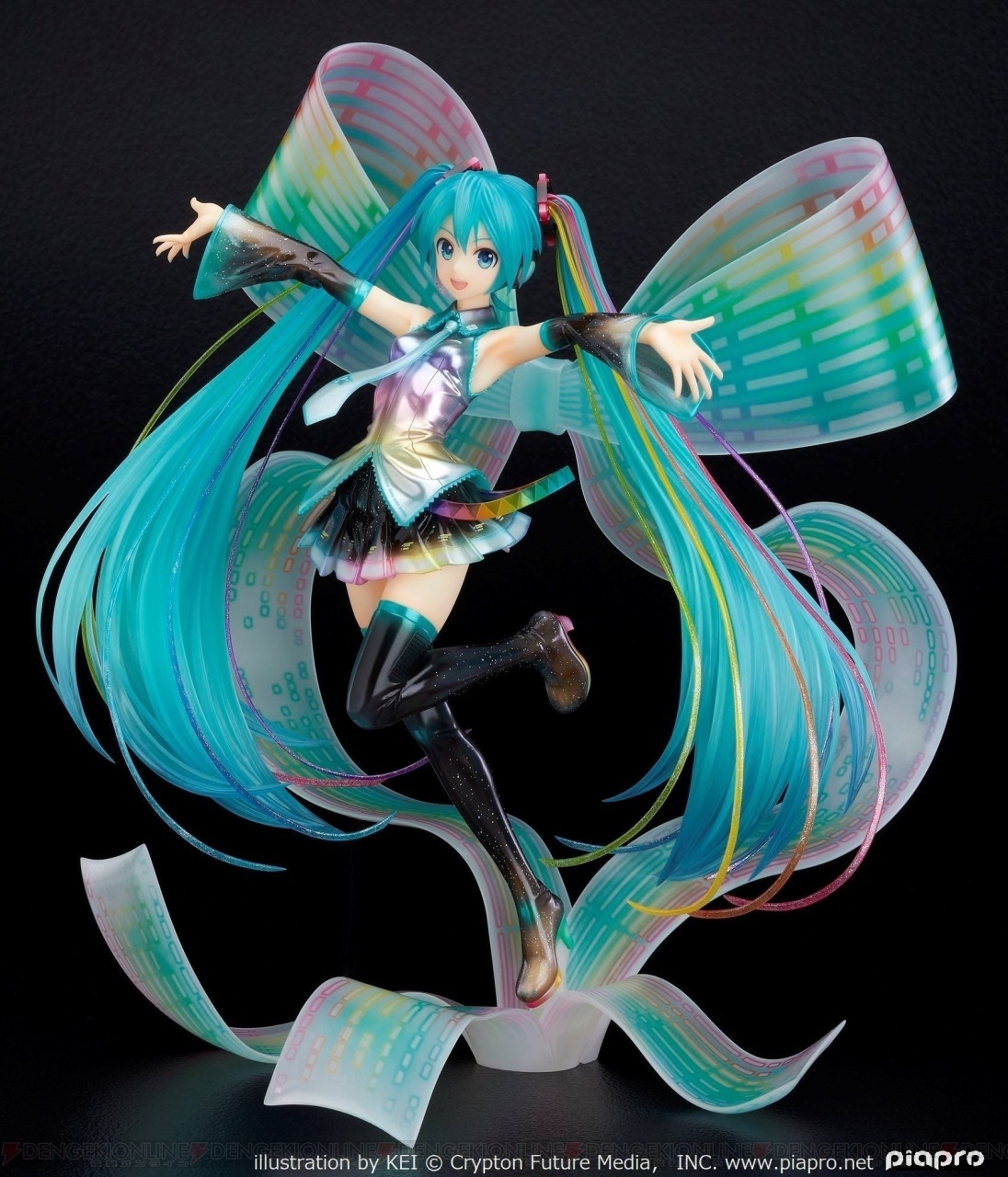 初音ミク10周年記念ビジュアルをもとにしたフィギュアが予約受付