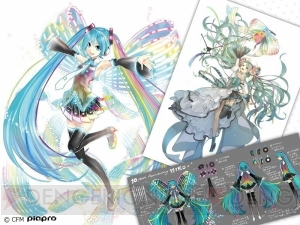 初音ミク10周年記念ビジュアルをもとにしたフィギュアが予約受付中。服の透明感などこだわった逸品