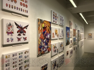 “デジモンストーリー展”が11月21日まで開催中。メインビジュアルやゲームドット絵、設定画などを展示