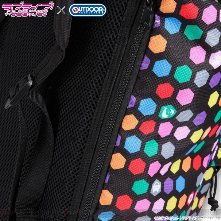 『ラブライブ！サンシャイン!!』Aqoursのイメージカラーを幾何学模様でデザインしたバッグが登場