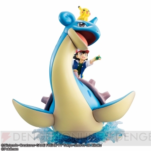 『ポケモン』ラプラスがサトシとピカチュウを乗せた姿でフィギュア化