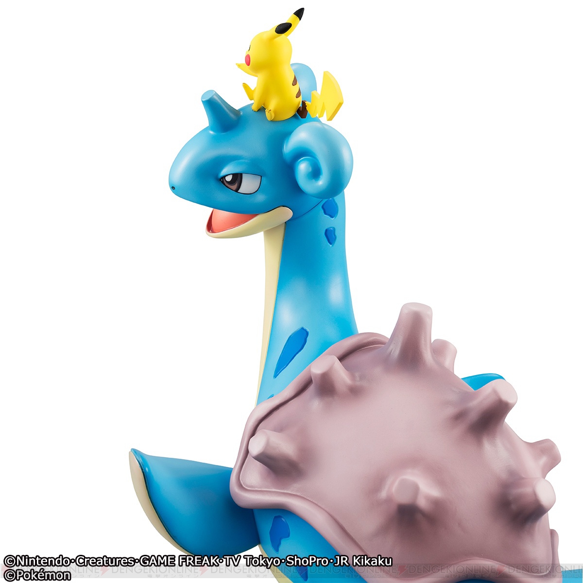 ポケモン』ラプラスがサトシとピカチュウを乗せた姿でフィギュア化 