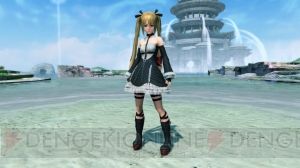 『PSO2』に『DOA』とのコラボスクラッチ“やわらかバースト”登場。かすみやマリーらのコスチュームを紹介