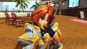 『PSO2』に『DOA』とのコラボスクラッチ“やわらかバースト”登場。かすみやマリーらのコスチュームを紹介